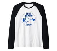 Ropa y Accesorios Buen Camino de Santiago 2026 Camiseta Manga Raglan
