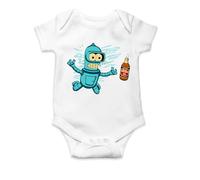 Ropa4 Body de manga corta Bender Nevermind Nirvana (2- body 6 meses)(Blanco manga corta)