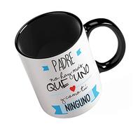 Ropa4 Taza de Cerámica Padre no hay más que uno (negra)