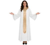 Ropas Coro Iglesia Mujer Saco Sacerdotal Ropa De Ministro O Pastor Ropa De Clero para El Púlpito Coro Blanco S