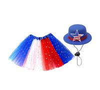 Ropas Para Gansos Decorativos - Vestuario Para Gansos De Jardín,Falda de Ballet de Tul con Estrellas Coloridas de 58 cm para Fiestas Decoración del Hogar Exhibición