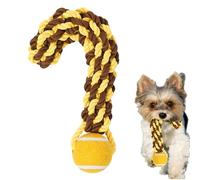 Rope Ball Dog Toy, Pet Teething Rope Ball Toy, Interactive Dog Toys For Home, Tennis Ball Dog Toy, Dog Toy For Backyard, Dog Rope Ball For Garden, Pet Chewing Rope Ball, Outdoor Dog Toys For Fetch