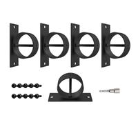 Rope Fence Bracket Holder - Rope Fencing Support Holder Battle | Sturdy Wall Mount Hanger Easy Installation, Hardware for Decks Gardens, Docks Railing Features, Outdoor Usage