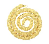 Rope For Crowd Control - 4.9ft Twisted Driveway Safety Supplies, Metal Safety Fence Rope For Event Planners Retail Stores Hotel Restaurant Museum Bank Waiting Areas Construction Zones Private Parties