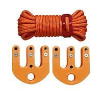 Rope Hoist - Pulleys For Lifting | Block And Tackle Pulley System For Hunting, Heavy Duty Portable Nylon Device With 157" Rope For Field Dressing, Camping & Garage, Weatherproof Compact Support