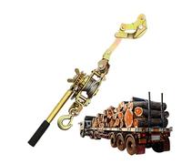 Rope Tensioner - 2 Ton/1Ton Double Hook Puller, Multi-functional Double Hook Wire Tensioners, Wire Rope Winch Puller | For Agriculture Garden Tractor Securing Shade Outdoor Construction Site Farm