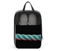 Ropecolor - Bolsa de zapatos de cuerda de una sola sección recta para viajes, uso diario, bolsa de almacenamiento antipolvo para zapatos de golf