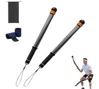 Ropeless Battle Rope Trainer with Adjustable Weights - Quiet Cordless Workout Equipment for Home Gym, Portable Strength & Cardio Training Tool for Men and Women (Black)