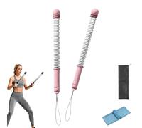 Ropeless Battle Rope with Adjustable Weights,Cordless Battle Ropes,Heavy Duty Portable Battle-Ropes for Total-Body Sculpting,Cardio & Fat Burn,Home Gym Strength (Pink)