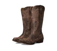 ROPER Riley Round Toe Cowboy Boots, Botas Vaqueras Mujer, Brown, 43 EU