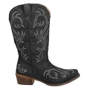 ROPER Women's Riley Western Boot, Black, 7.5 D US