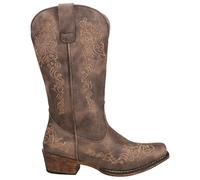 Roper Women's Riley Western Boot, Brown, 8.5 D US