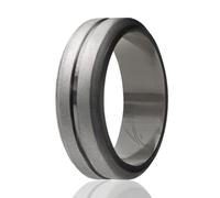 ROQ - , Anillo de boda Platino Irregular Sin piedras preciosas de los hombres, Multi-color, I0117653