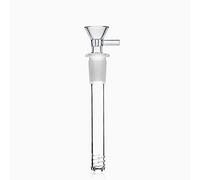 RORA Difusor Downstem para Bong de Vidrio con Adaptador DownStem Macho de 14mm 4.3inch Difusor Down Stem para Bong de Agua (A#)