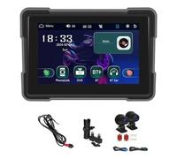 Rordigo 5 Pulgadas Motocicleta Inalámbrico Carplay Android Auto Reproductor Inteligente Portátil Impermeable Motocicleta Pantalla DVR, con Cámara