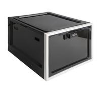 Rordigo Caja de almacenamiento con cerradura para teléfono móvil, frigorífico, caja de almacenamiento para alimentos, tableta, color negro