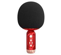 Rordigo MicróFono InaláMbrico Karaoke Artefacto Hogar Karaoke Familia Ktv TV Canto MicróFono de Mano para NiñOs Rojo