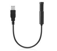 Rordigo Mini Micrófono de Condensador USB, Mini Micrófono de Grabación con Cable para Cantar, Chat de Voz, Transmisión Web, Enseñanza en Línea