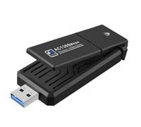 Rordigo Nueva Tarjeta de Red Inalámbrica de 1300 M, Tarjeta de Red Inalámbrica Wifi de Doble Banda Gigabit 5G, Tarjeta de Red Transmisora de Escritorio