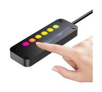 Rordigo PC Power Control Touch Slibeststeuerung PC Power Desktop Computer Externo SW Power LED Encendido/Apagado con 4M Kabeln langlebig Einfache Installation