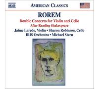 Rorem Ned - Double Concerto Pour Violon, Violoncelle And Orchestre - After Reading Shakespeare