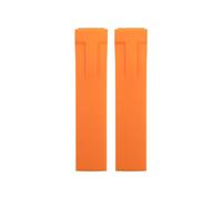 RORFFK Correas de reloj deportivas de silicona suave para Tissot Strap T048.417 Correa de reloj T-Race T-Sports Correas de reloj Pulsera Impermeable de goma suave 21 mm 20 mm(Orange No buckle,21MM)