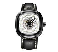RORIOS Deportes Reloj de Hombre Clásico Relojes de Pulsera Mecánico Automático Calendario Luminous Dials Hombres Relojes Mecánico