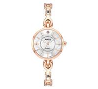 RORIOS Elegante Mujer Relojes Brillante Dial Banda de Acero Inoxidable de Correa de Pulsera Fashion Niña Reloje Women Watches
