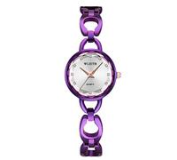RORIOS Elegante Mujer Relojes Simulado Diamante Relojes Cuarzo Analogico Relojes Exquisito Niña Pulsera Acero Inoxidable Correa Women Watch