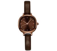 RORIOS Elegante Reloj de Mujer Analógico de Cuarzo Relojes con Correa de Cuero Cuadrado Reloj de Pulsera para Mujer