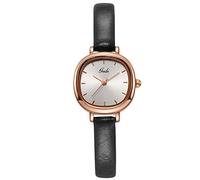 RORIOS Elegante Reloj de Mujer Analógico de Cuarzo Relojes con Correa de Cuero Cuadrado Reloj de Pulsera para Mujer