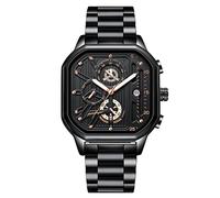 RORIOS Hombre Relojes Cronógrafo Cuarzo Relojes Luminoso Deportivo Relojes para Hombre