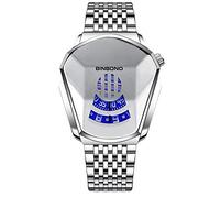 RORIOS Moda Hombre Relojes Analógico Cuarzo Reloj de Acero Inoxidable Deportivo Relojes de Pulsera Casual Impermeable Relojes Hombre