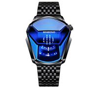 RORIOS Moda Hombre Relojes Analógico Cuarzo Reloj de Acero Inoxidable Deportivo Relojes de Pulsera Casual Impermeable Relojes Hombre