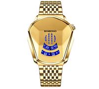 RORIOS Moda Hombre Relojes Analógico Cuarzo Reloj de Acero Inoxidable Deportivo Relojes de Pulsera Casual Impermeable Relojes Hombre