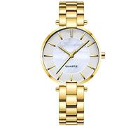 RORIOS Moda Mujer Relojes de Pulsera Acero Inoxidable Relojes de Mujer Reloj de Dama