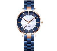 RORIOS Moda Mujer Relojes de Pulsera Acero Inoxidable Relojes de Mujer Reloj de Dama