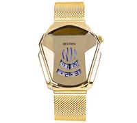 RORIOS Moda Relojes de Hombre Analógico Cuarzo Reloj de Malla Acero Inoxidable Deportivo Relojes de Pulsera Impermeable Casual Relojes Hombre