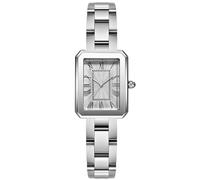 RORIOS Moda Relojes Mujer Analogico Relojes con Banda de Acero Inoxidable Cuadrado Relojes de Pulsera Elegante Vestir Relojes para Mujer