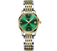 RORIOS Mujer Mecánico Automático Reloj con Correa en Acero Inoxidable Impermeable Luminoso Relojes de Pulsera Moda Reloj para Mujer