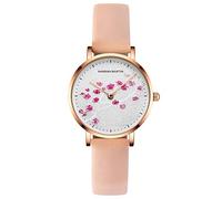 RORIOS Mujer Relojes Analógico Cuarzo Relojes con Correa en Cuero Impermeable Relojes de Pulsera Moda Relojes para Mujer