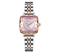RORIOS Mujer Relojes de Pulsera Cuarzo Analogico Relojes Simulado Diamante Acero Inoxidable Strap Moda Ladies Watches