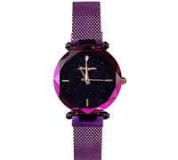 RORIOS Mujer Relojes Impermeable Cuarzo Reloj de Pulsera Diamante Dial Banda de Acero Inoxidable Moda Vestido Reloj Mujer