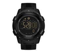 RORIOS Multifuncional Electrónico Reloj de Pulsera Deportivo para Hombre y Mujeres - Digital Cuarzo Unisex Impermeable Negro