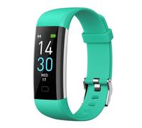 RORIOS Pulsera de Actividad Inteligente para Hombre Mujer Reloj de Pulsera Deportiva Seguimiento IP68 Waterproof 16 Modos de Deporte Verde Hierba