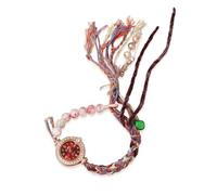 RORIOS Reloj Boho Mujer Hecho a Mano - Pulsera Relojes con Perlas & Fleco Cuarzo Moda para Cotidiano & Fiesta Rojo