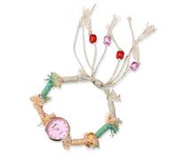 RORIOS Reloj Boho Mujer Pulsera Perlas Artesanal Retro Relojes Casual para Cotidiano & Fiesta Rosa