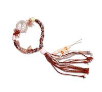 RORIOS Reloj Boho Mujeres Pulsera Trenzada Flecos Perlas Cuarzo Analógico Resistente al Agua Accesorio Moda para Playa Fiesta & Día Blanco