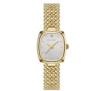RORIOS Reloj Cuadrado Moda para Mujeres Relojes Pulsera de Tonos Dorados con Múltiples Colores Watches Vestir Elegante Cotidianidad & Fiesta Blanco