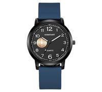 RORIOS Reloj Cuarzo para Hombre Relojes Deportivo Casual con Correa de Silicona Pulsera Moda Multicolor para Uso Diario Watch Azul